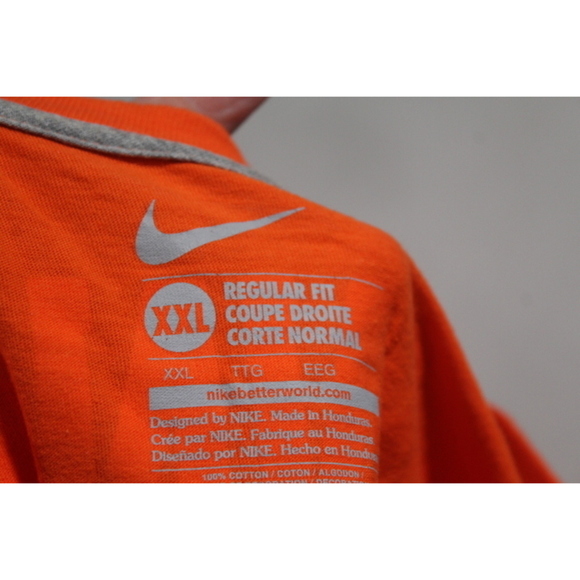 Nike Men Tee Shirt Denver Broncos Orange Peyton Manning Size XXL - Picture 2 of 10